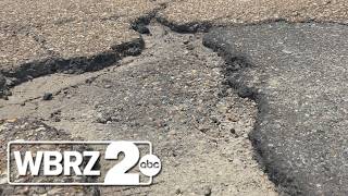 Heavy rain leading to an increase of potholes around the capital area