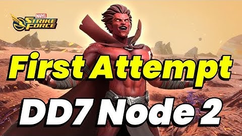 Dark Dimension 7: Node 2 FIRST ATTEMPT! NOT THAT HARD!  Mephisto DD7 | MARVEL Strike Force - F2P
