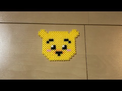 アイロンビーズ プーさん Pooh In Perler Beads Youtube