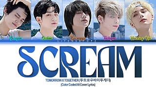 How Would TXT Sing "SCREAM" (by ENHYPEN) Lyrics NOT REAL