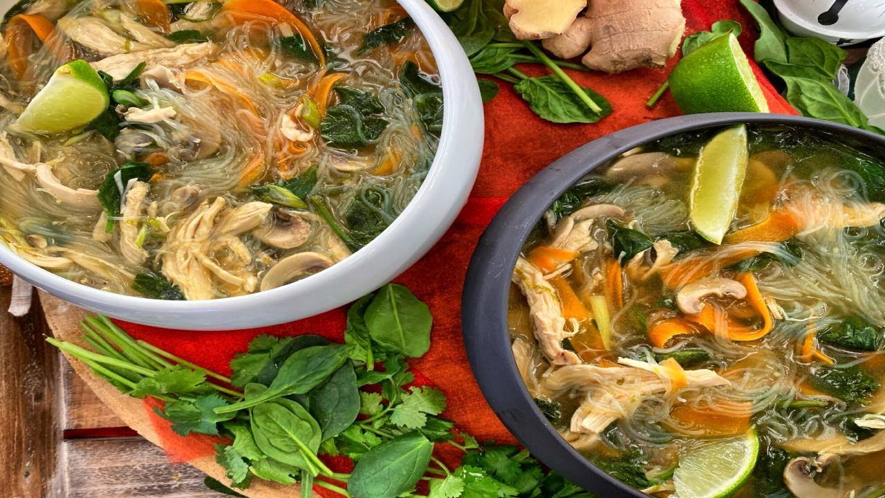 Γρήγορη σούπα με Κοτόπουλο, Λαχανικά και noodles | 5.1.2021