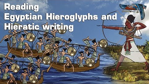 Learn to talk like an Egyptian - Lesson 06 - Extension Reading Hieroglyphics - Introduction Hieratic