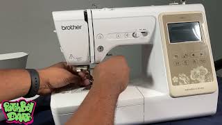 How To Embroider ~ Setting up the Brother SE625