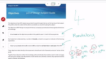 LE 5: Objectives, strands, and command terms