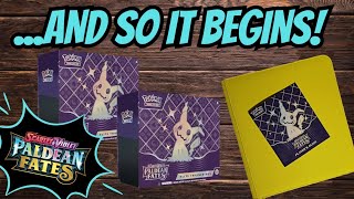 BOGUS HIT RATES! Opening 2 Paldean Fates ETBs + Binder Love + Review