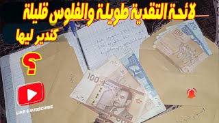 تقسيم مزانياتي وتنظيم الاظرفة كل حاجة وبلاصتها باش ندوز شهر بلا كريديات لابد من الورقة وستيلو