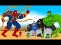Team hulk super man venom vs iron spiderman  returning from the dead secret  super heroes movie