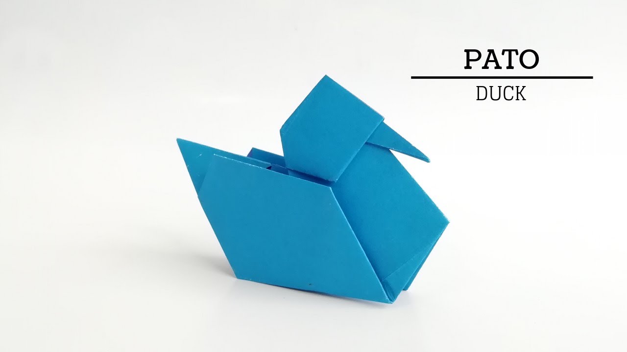 Como hacer un pato en origami How to make an origami duck? YouTube