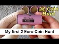 My first 2 Euro Coin roll hunt 200 Euro hunting for commemorative coins