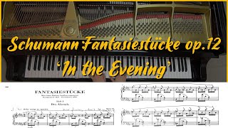 Schumann Fantasiestucke Op.12 in D♭ major | In the Evening | with sheet music | Fantasiestücke Op.12 screenshot 4