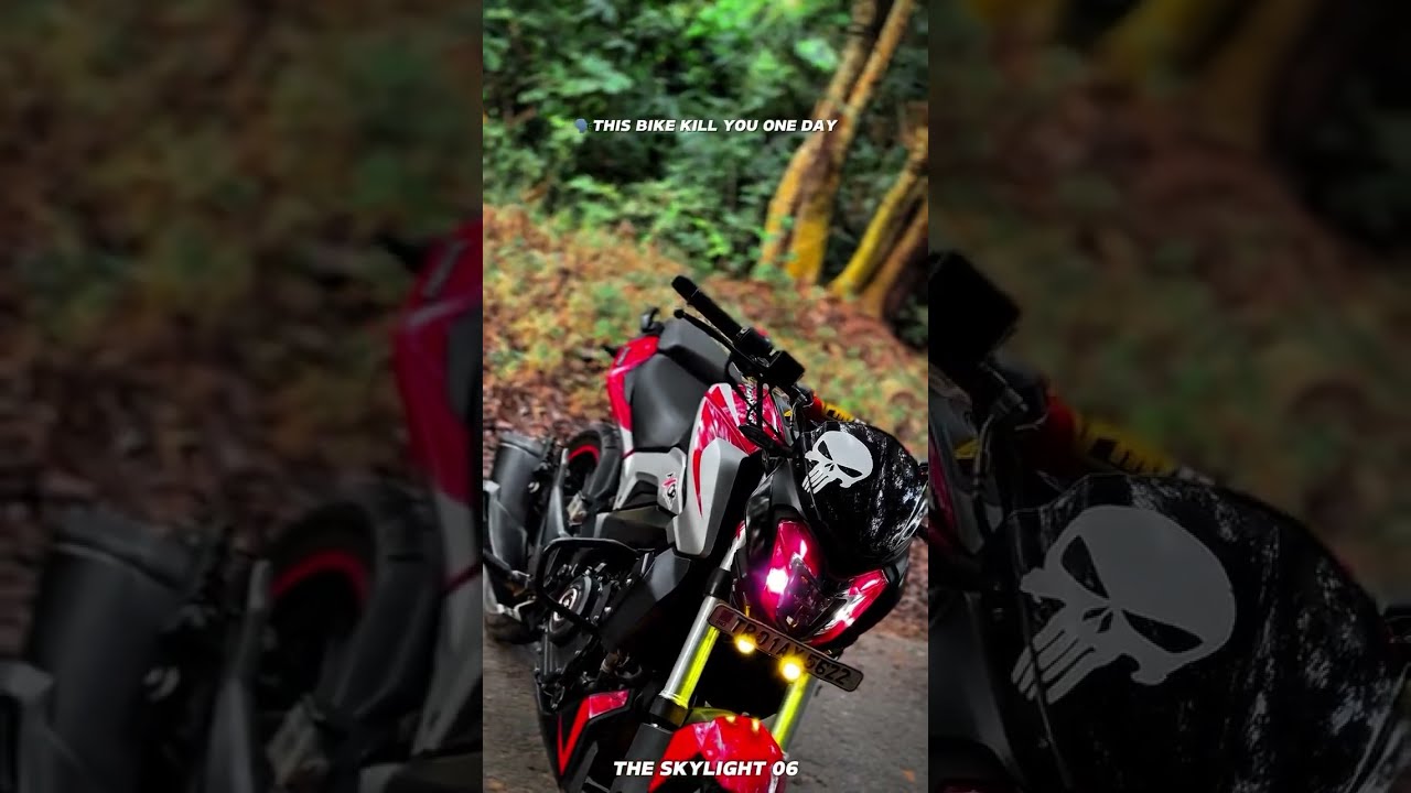 Dominar 250 Red Colour Full Modified 