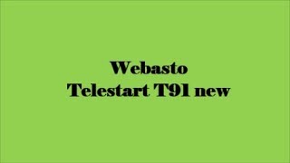 Webasto Telestart T91 new