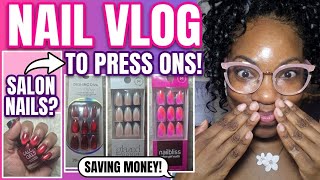Mom Vlog Ditching the nail salons Press-On Nails from Sally s Beauty