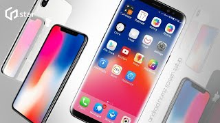 iPhone X & iPhone 8 home screen setup on android || look Like a iPhone X home screen ||launcher screenshot 2