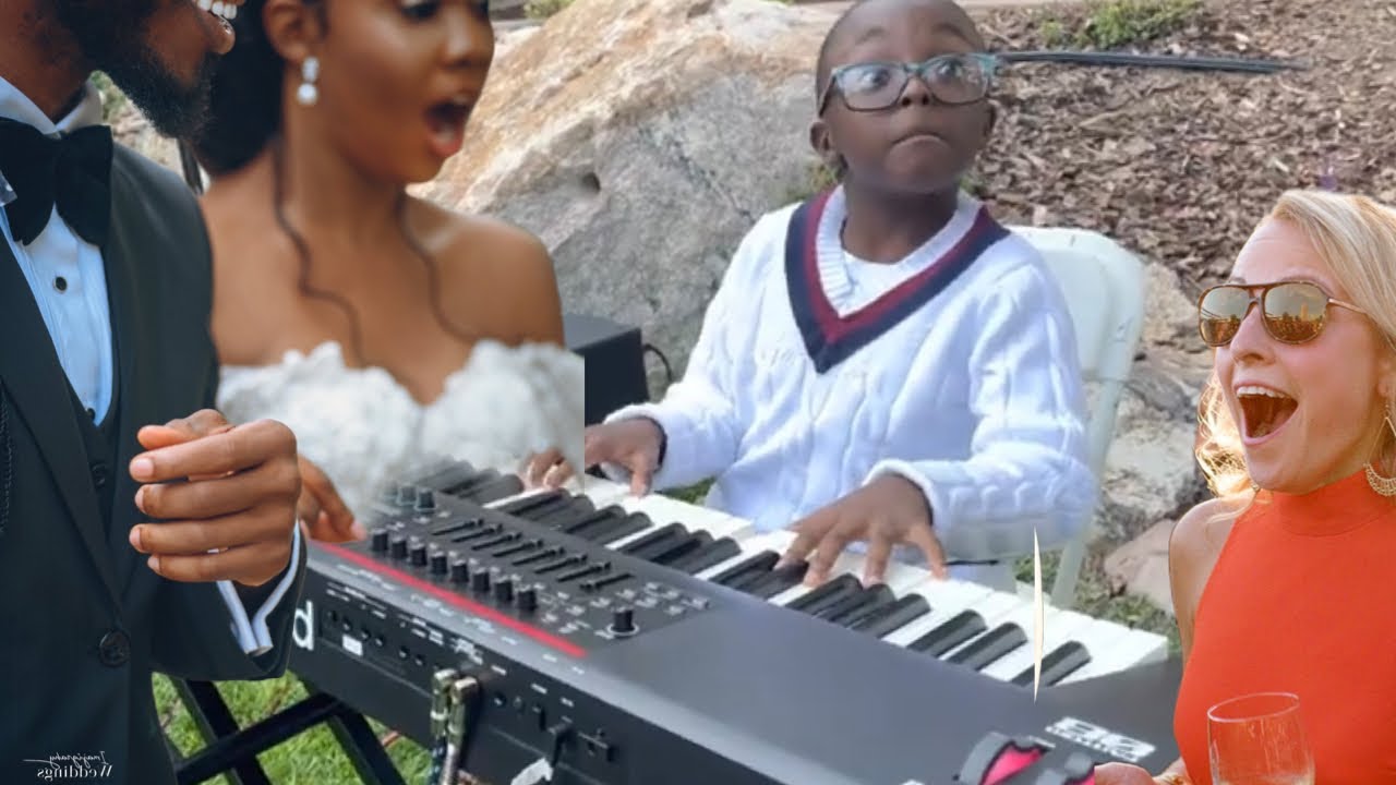 Kid Pianist Shocks Wedding Guests😳💕 Amazing Piano skills @judekofie