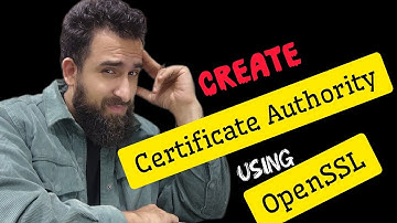 Create a CA (Certificate Authority) using openSSL #openssl #cisco #windows 