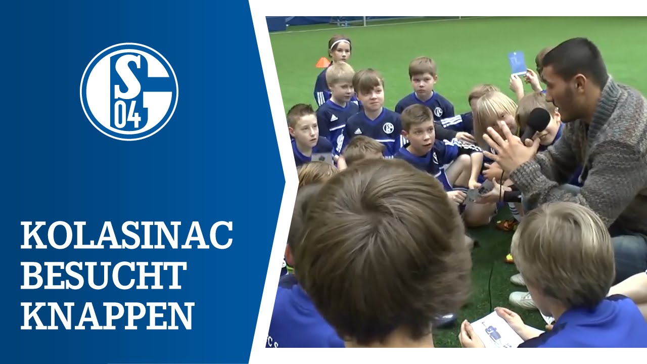 schalke roster Kolasinac besucht Knappen-Fußballschule