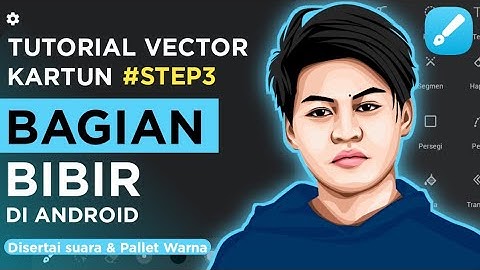 #3 Tutorial Vector Kartun | Bagian  Bibir - Infinite Design Indonesia