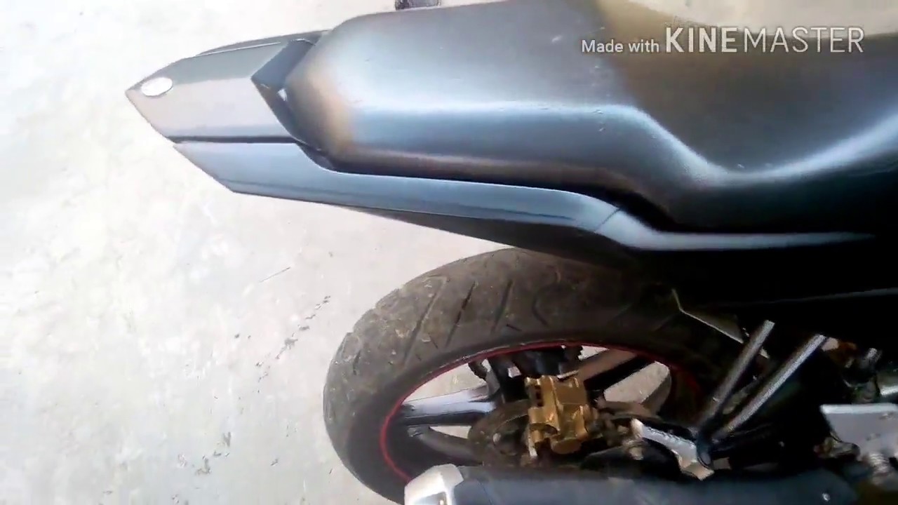 Yamaha Vixion 150 Wrapped In Black Doff Sticker Youtube