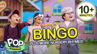 BINGO   More Nursery Rhymes | Non - Stop Compilation | Pop Babies