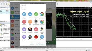 Telegram Channels Signal Copier MT4