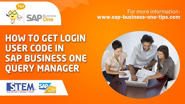 SAP Business One Tips: How to Get Login User Code in SAP Business One Query Manager