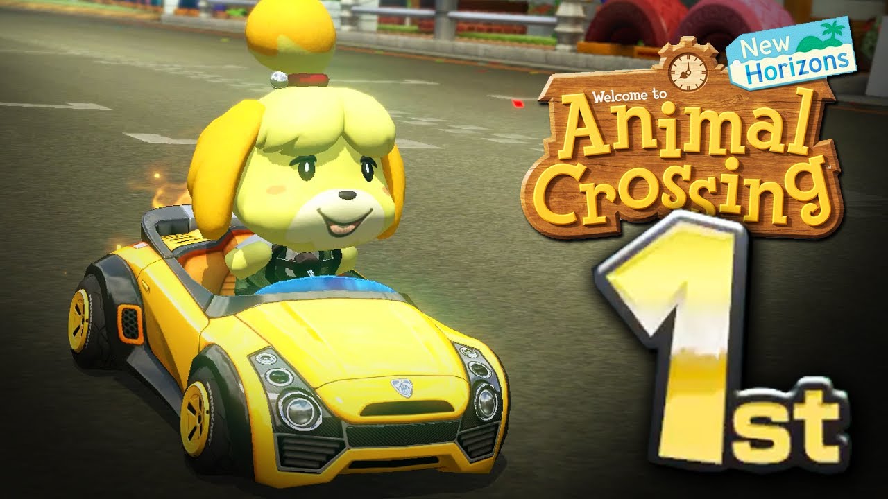 ANIMAL CROSSING ISABELLE DESTROYS MARIO KART (150CC PRO RACES)