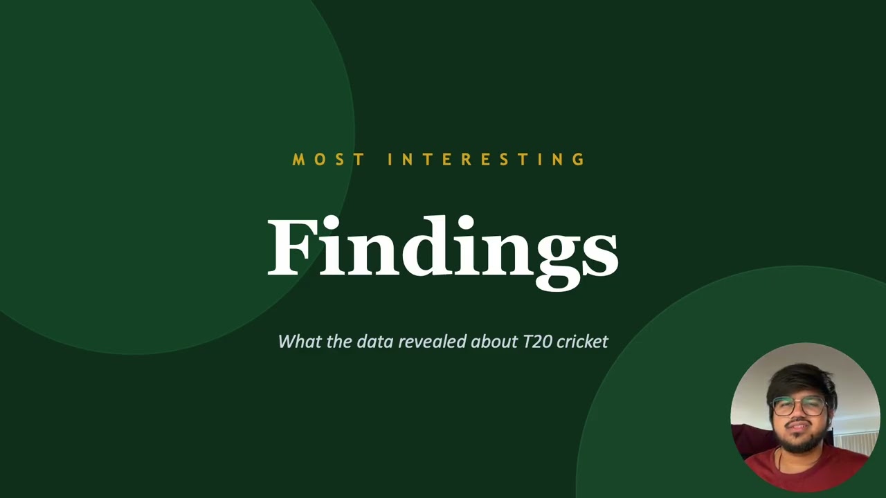 Cricket Analytics Presentation
