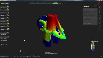 Introducing Click2Cast, a solidThinking Product Simulating Filling of a Mold with Cast Molten Metal