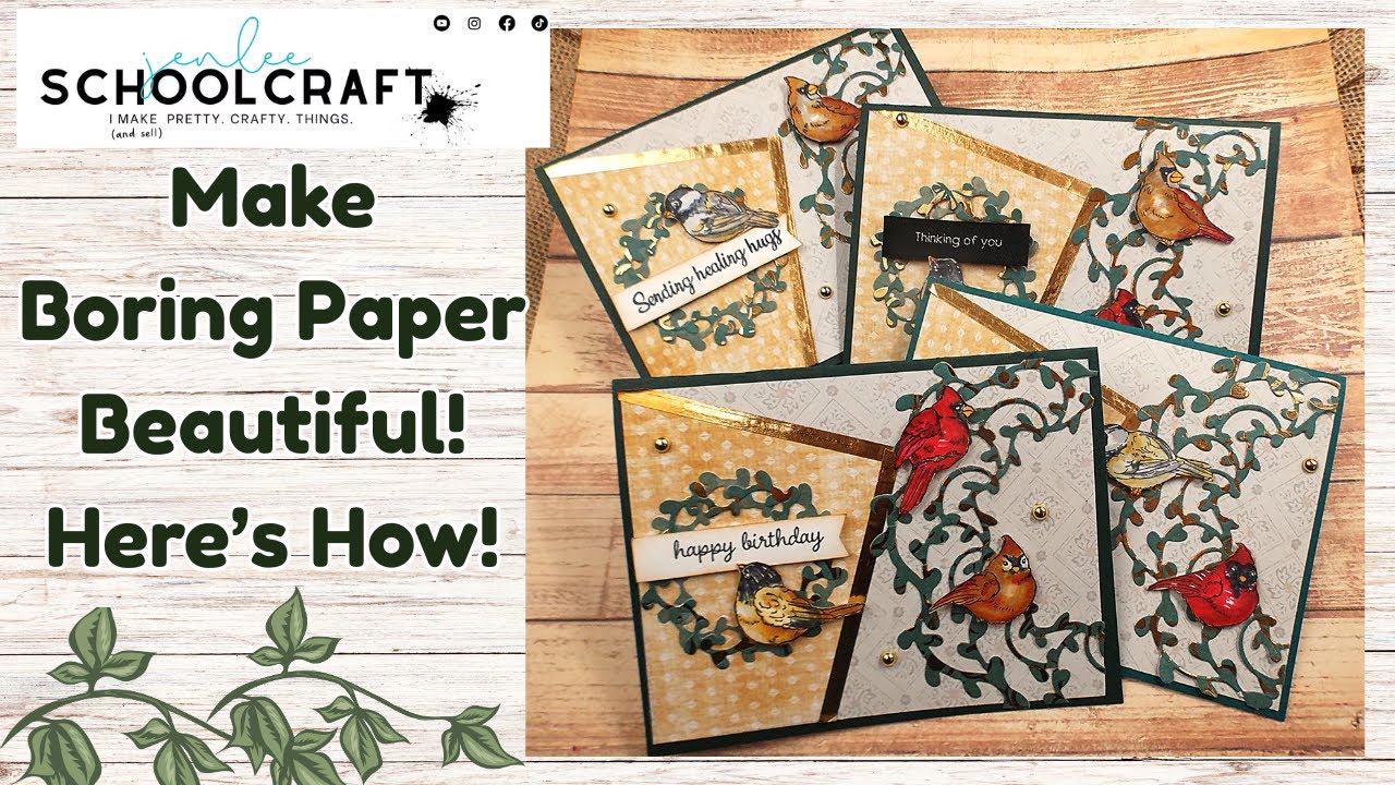 Создайте кучу листов! / Никаких скучных фонов! / Дженли Скулкрафт