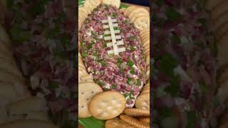 Loaded Football-Shaped Cheeseball