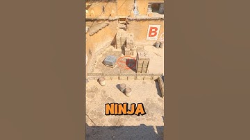 NINJA DEFUSE B ON DUST 2 #shorts #cs2