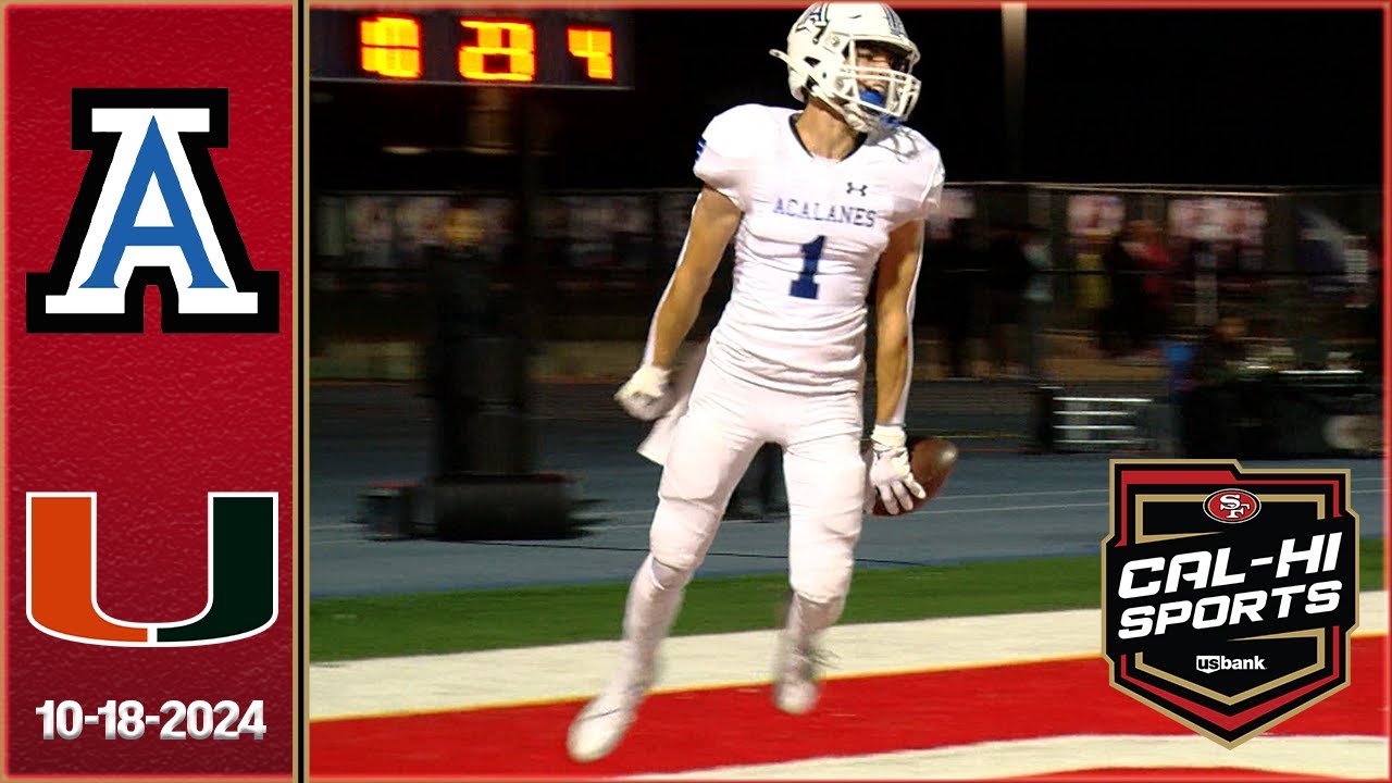 !!HIGHLIGHTS!! Acalanes at Clayton Valley Football 10.18.24