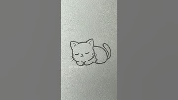 Cute Things to Draw When Bored - day 50 #easy #cute #sketch #art #drawing #tutorial #cutethings #cat