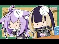 Okayu is melted by Raden's cuteness.【Animated Hololive/Eng sub】【Okayu/Raden】