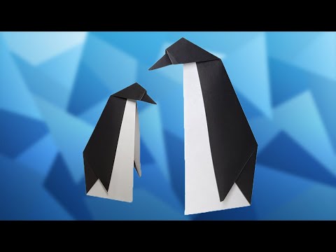 How to make an Easy Origami Penguin