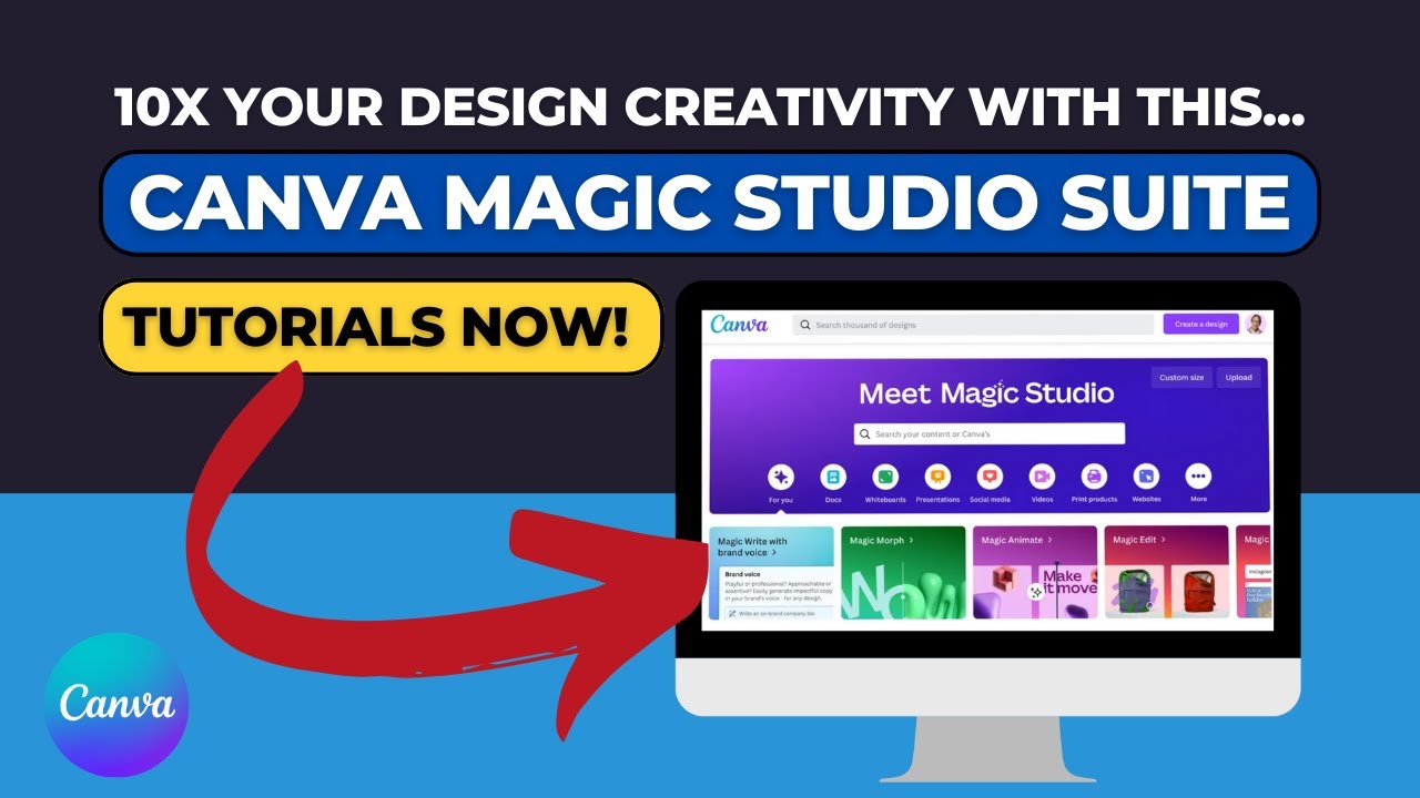 Unlock Design Mastery: Explore Canva Magic Studio Suite AI Tutorials Now!