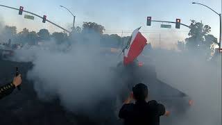 CINCO DE MAYO SAN JOSE SIDESHOW!!! (some guy throws a rock at a car and gets beat up!!!)