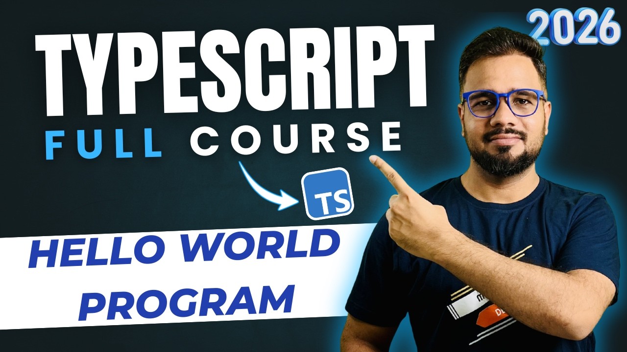 TypeScript Tutorial #4 - Hello World + Compile & Run + GitHub Setup ...
