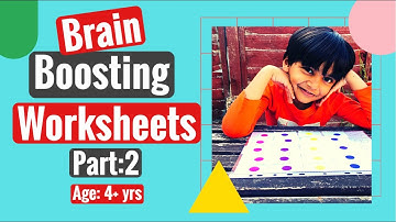 Brain Boosting Worksheets 2/Unplugged Coding/Matrix Coding/Summer Vacation Activities For 4-6yrs
