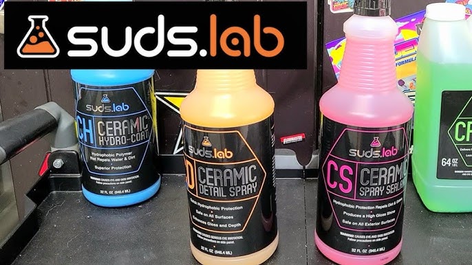 Suds Lab D3 Interior Car Detailer, Auto Detailing Spray that Cleans,  Restores Shine, and Protects Interior Surfaces - 32 oz