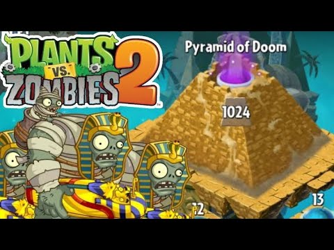 Oggy vs Endless Egyptian zombies ( Pyramid of doom) #plantsvszombies2 #oggy