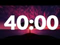 40 minute timer with alarm without music