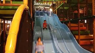 Giant slide in Jungle Gym @ Atria