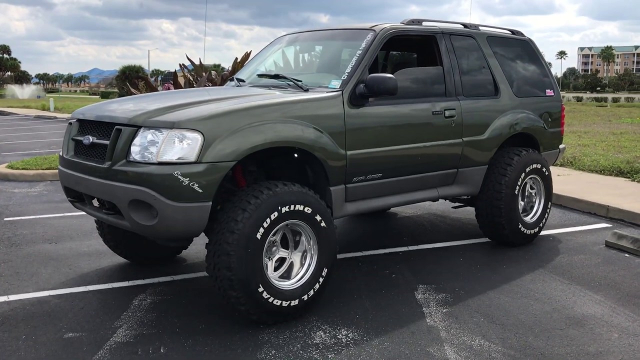 Lifted 2002 Ford Explorer on 15x12 Billet Specialties walkaround. - YouTube