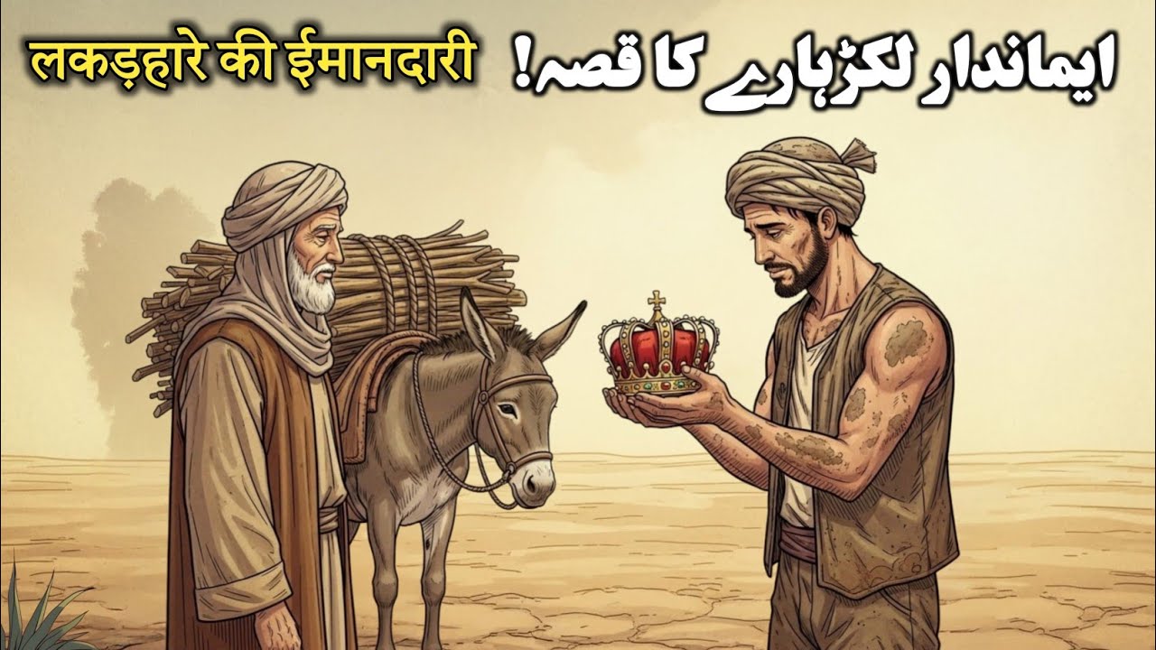 Imandar Lakadhare Ka Kissa ~ Urdu Hindi Moral Stories ~ Urdu Novel Moral Stories ~ Dilkash Kahani