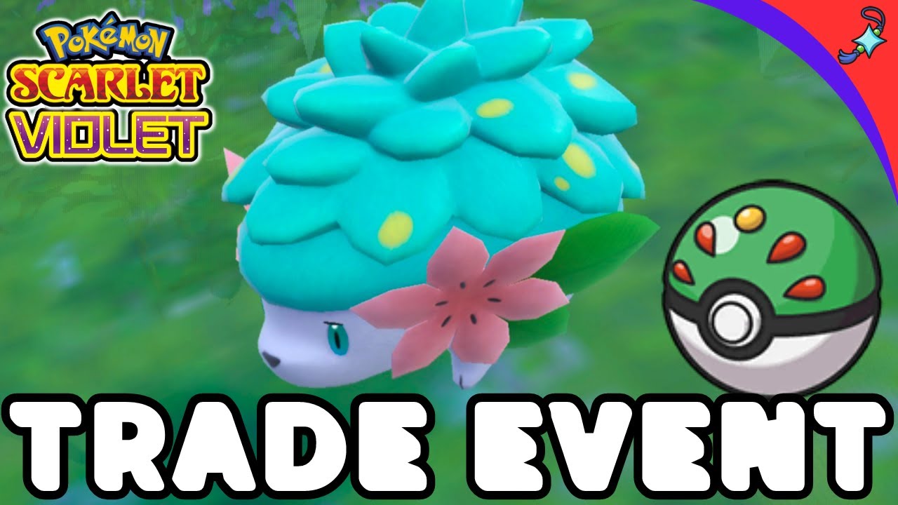 ✨ SHINY ✨ SKY SHAYMIN 6IV MAX EVS✨ Pokemon Scarlet & Violet