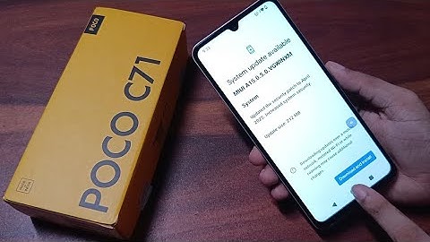 How to Software Update Poco C71 | mobile me software update kaise karen