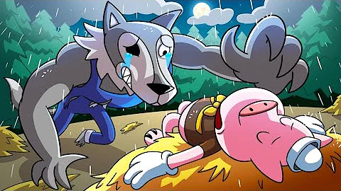 The WOLF is NOT a MONSTER... (A THREE LITTLE PIGS ANIMATION)