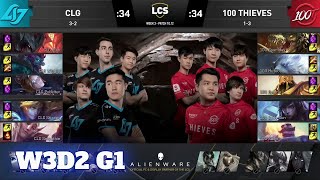 CLG vs 100 Thieves | Week 3 Day 2 S10 LCS Summer 2020 | CLG vs 100 W3D2